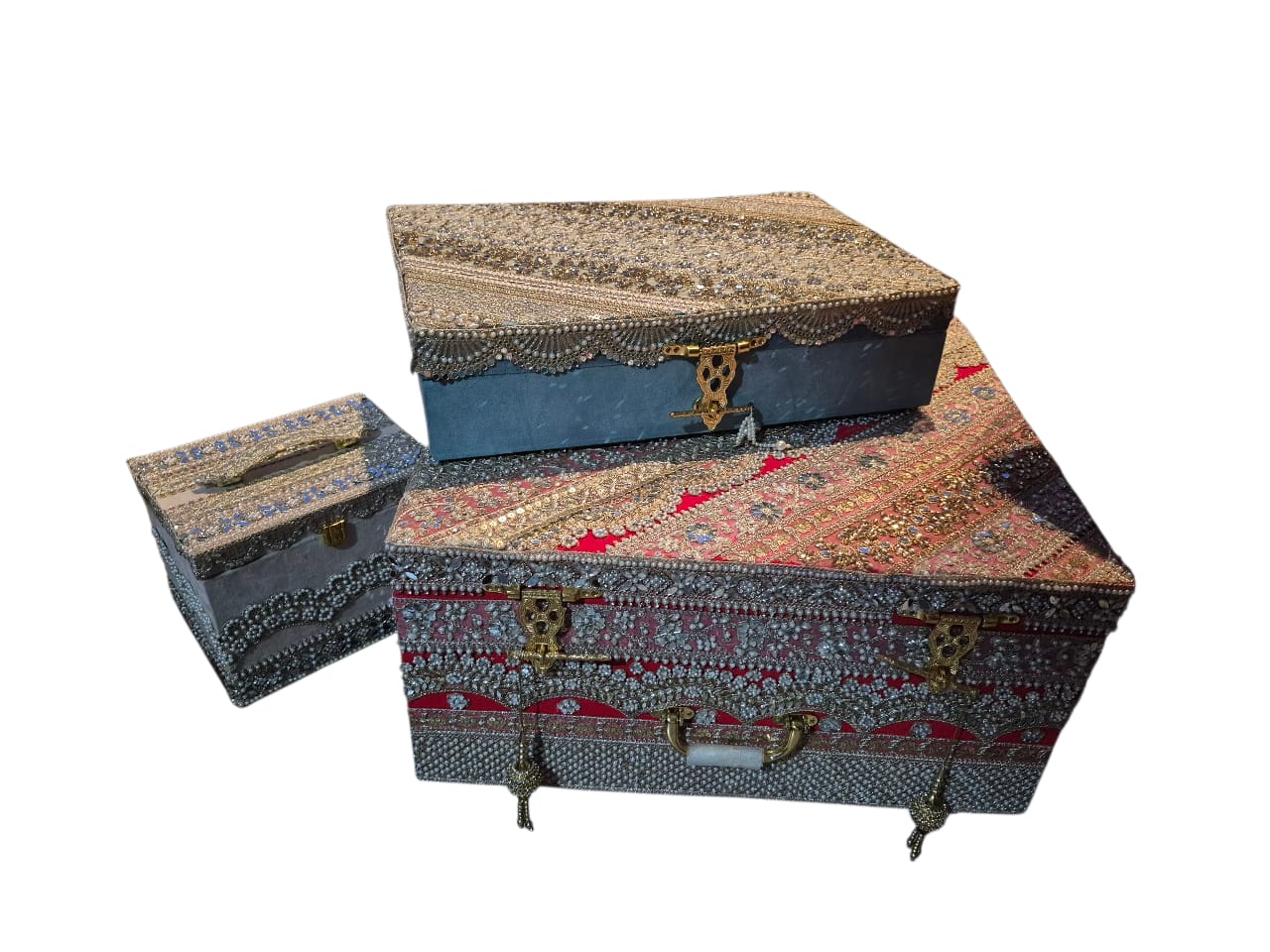 Set of trunk boxes